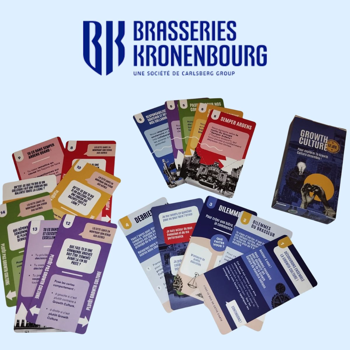 Growth Culture un serious game sur la culture d'entreprise de Brasserie Kronenbourg