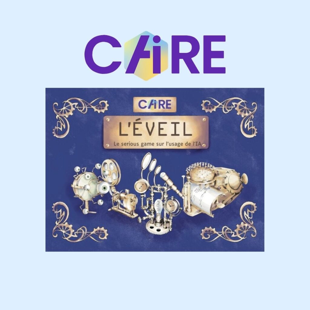 l'éveil un serious game créé pour CAIRE sur l'IA éthique
