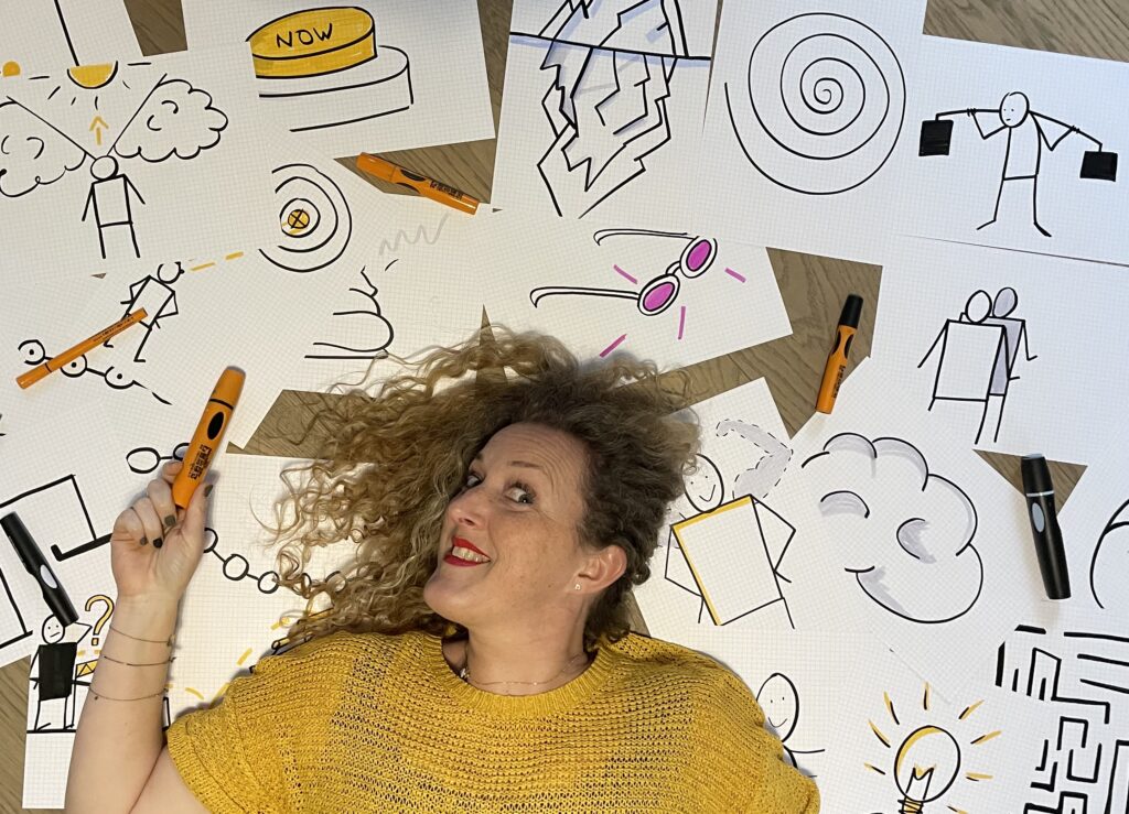 Gaëlle fait de la facilitation graphique