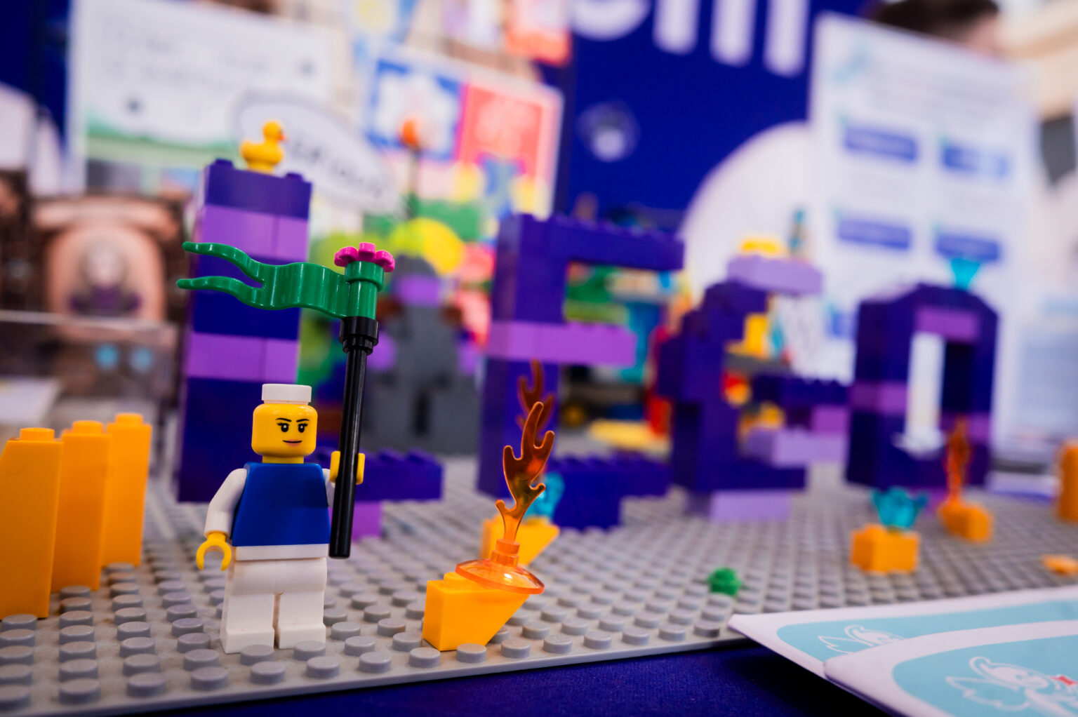 Lego serious play sur le stand Mayéjem