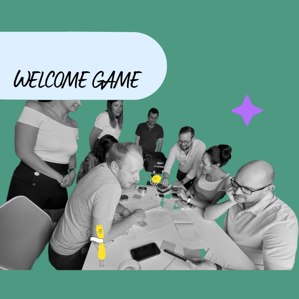 Mayéjem propose des serious games pour l'intégration des nouveaux collaborateurs, en particulier ce welcome game en format jeu d'enquête coopératif