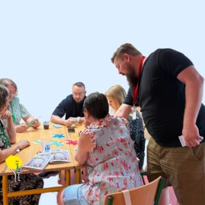 Simon fait jouer à Dilemme de pierre, notre serious game sur les valeurs